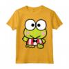 HapTiger Keroppi Rana Anteriore e Posteriore Grafica Maglietta - Licenza Ufficiale - Ideale per Appassionati di HapTiger