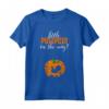 Piccola Zucca sulla Strada - Maglietta Gravidanza Bambino di Halloween - Ideale per la Maternità durante Halloween