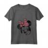 HapTiger Mickey And Friends Minnie Mouse Big Face Maglietta con Collo a V - Maglietta Ufficiale Disney - Acquista Online