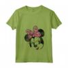 HapTiger Mickey And Friends Minnie Mouse Big Face Maglietta con Collo a V - Maglietta Ufficiale Disney - Acquista Online