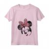 HapTiger Mickey And Friends Minnie Mouse Big Face Maglietta con Collo a V - Maglietta Ufficiale Disney - Acquista Online