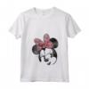 HapTiger Mickey And Friends Minnie Mouse Big Face Maglietta con Collo a V - Maglietta Ufficiale Disney - Acquista Online