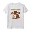 HapTiger Treehouse of Horror Dracula Burns and Bart T-Shirt - Official Merchandise for Halloween - Men, Women, Girls, Boys