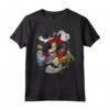 HapTiger Peter Pan Group Shot Faded Portrait Maglietta - Officially Licensed Disney Tee - Never Grow Up Design