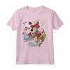 HapTiger Peter Pan Group Shot Faded Portrait Maglietta - Officially Licensed Disney Tee - Never Grow Up Design