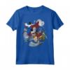 HapTiger Peter Pan Group Shot Faded Portrait Maglietta - Officially Licensed Disney Tee - Never Grow Up Design