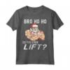 Fratello, come fai a sollevare? Babbo Natale Gym Tatuato Maglietta - Regalo divertente per gli amanti del fitness - Acquista online