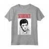 HapTiger Black And White Portrait Red Text Maglietta - Officially Licensed Apparel for Fans - Unique Design