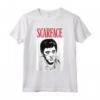 HapTiger Black And White Portrait Red Text Maglietta - Officially Licensed Apparel for Fans - Unique Design