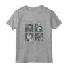 HapTiger Caratteri Quadrati Maglietta - Merchandise Ufficiale Attack on Titan Stagione 4 - Giura fedeltà al Corpo dei Survey