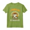 Maglia Divertente Funghi Porcini - Citazione I Porcini stanno chiamando e devo andare - Ideale per Micologi e Amanti dei Funghi - Regalo per Natale e Compleanno