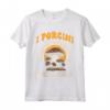 Maglia Divertente Funghi Porcini - Citazione I Porcini stanno chiamando e devo andare - Ideale per Micologi e Amanti dei Funghi - Regalo per Natale e Compleanno