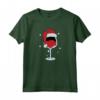 Calice da Vino Natalizio - Maglietta Festa di Natale - Regalo Unico per gli Amanti del Vino a Natale
