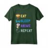 Mangia Dormi Anime Ripeti Ramen - Design Kawaii Maglietta Manga Giapponese per Otaku