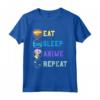 Mangia Dormi Anime Ripeti Ramen - Design Kawaii Maglietta Manga Giapponese per Otaku