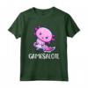 Gamesalotl Axolotl Cute Playing Video Game Maglietta - Funny Tee for Gamers - Perfect Gift for Birthday or Christmas