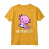 Gamesalotl Axolotl Cute Playing Video Game Maglietta - Funny Tee for Gamers - Perfect Gift for Birthday or Christmas