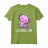 Gamesalotl Axolotl Cute Playing Video Game Maglietta - Funny Tee for Gamers - Perfect Gift for Birthday or Christmas