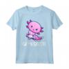 Gamesalotl Axolotl Cute Playing Video Game Maglietta - Funny Tee for Gamers - Perfect Gift for Birthday or Christmas