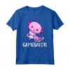 Gamesalotl Axolotl Cute Playing Video Game Maglietta - Funny Tee for Gamers - Perfect Gift for Birthday or Christmas