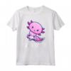 Gamesalotl Axolotl Cute Playing Video Game Maglietta - Funny Tee for Gamers - Perfect Gift for Birthday or Christmas