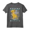 HapTiger Lion King Hakuna Matata Simba Artsy Background Maglietta - Officially Licensed Apparel for Disney Fans