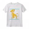 HapTiger Lion King Hakuna Matata Simba Artsy Background Maglietta - Officially Licensed Apparel for Disney Fans