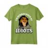 HapTiger Lion King Scar Hyenas Surrounded By Idiots Maglietta - Officially Licensed Apparel for Fans