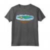 Flat Earth Ice Wall Sun Moon Funny Conspiracy Theory Gift Maglietta - Unique Apparel for Flat Earth Believers and Space Enthusiasts