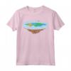 Flat Earth Ice Wall Sun Moon Funny Conspiracy Theory Gift Maglietta - Unique Apparel for Flat Earth Believers and Space Enthusiasts