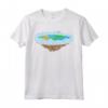 Flat Earth Ice Wall Sun Moon Funny Conspiracy Theory Gift Maglietta - Unique Apparel for Flat Earth Believers and Space Enthusiasts