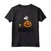 Arachidi Halloween Snoopy Woodstock BOO! Maglietta - Licenza Ufficiale HapTiger - Ideale per Halloween e Fan di Snoopy