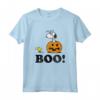 Arachidi Halloween Snoopy Woodstock BOO! Maglietta - Licenza Ufficiale HapTiger - Ideale per Halloween e Fan di Snoopy