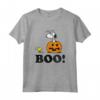 Arachidi Halloween Snoopy Woodstock BOO! Maglietta - Licenza Ufficiale HapTiger - Ideale per Halloween e Fan di Snoopy