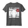 HapTiger Big Hero 6 Baymax Block Maglietta - Officially Licensed Apparel for Fans - Buy Baymax Shirt Online Now