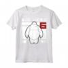 HapTiger Big Hero 6 Baymax Block Maglietta - Officially Licensed Apparel for Fans - Buy Baymax Shirt Online Now