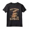 Capibara Capybara Capy Maglietta - Abbigliamento Divertente per Amanti dei Roditori - Ideale come Regalo