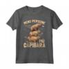 Capibara Capybara Capy Maglietta - Abbigliamento Divertente per Amanti dei Roditori - Ideale come Regalo