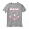 K-Pop Corea del Sud - Maglietta Asiatica Kawaii per Amanti della Musica Coreana - Ideale per Fan di Boyband e K-Drama