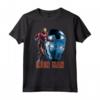 HapTiger Avengers Endgame Iron Man Side Profile Maglietta - Officially Licensed Apparel for Fans