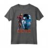 HapTiger Avengers Endgame Iron Man Side Profile Maglietta - Officially Licensed Apparel for Fans