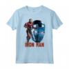 HapTiger Avengers Endgame Iron Man Side Profile Maglietta - Officially Licensed Apparel for Fans
