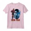 HapTiger Avengers Endgame Iron Man Side Profile Maglietta - Officially Licensed Apparel for Fans