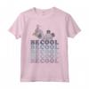 HapTiger Frozen 2 Olaf Be Cool Text Stack Maglietta - Official Disney Licensed Apparel for Fans