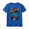 Jurassic World Paint Swipe Dinosaur Grid Maglietta - Officially Licensed HapTiger Apparel for Fans