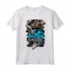 Jurassic World Paint Swipe Dinosaur Grid Maglietta - Officially Licensed HapTiger Apparel for Fans