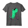 Dinosauro T-Rex Riding Scooter - Maglietta divertente per Bambini - Regalo Originale per Amici e Familiari