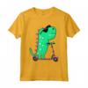 Dinosauro T-Rex Riding Scooter - Maglietta divertente per Bambini - Regalo Originale per Amici e Familiari