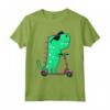 Dinosauro T-Rex Riding Scooter - Maglietta divertente per Bambini - Regalo Originale per Amici e Familiari