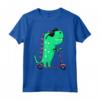 Dinosauro T-Rex Riding Scooter - Maglietta divertente per Bambini - Regalo Originale per Amici e Familiari